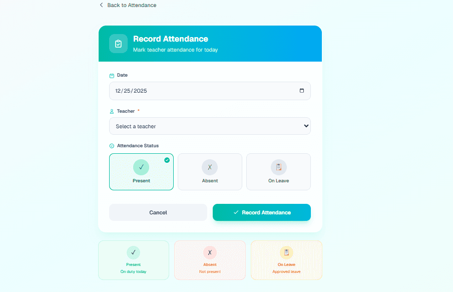 Attendance Automation